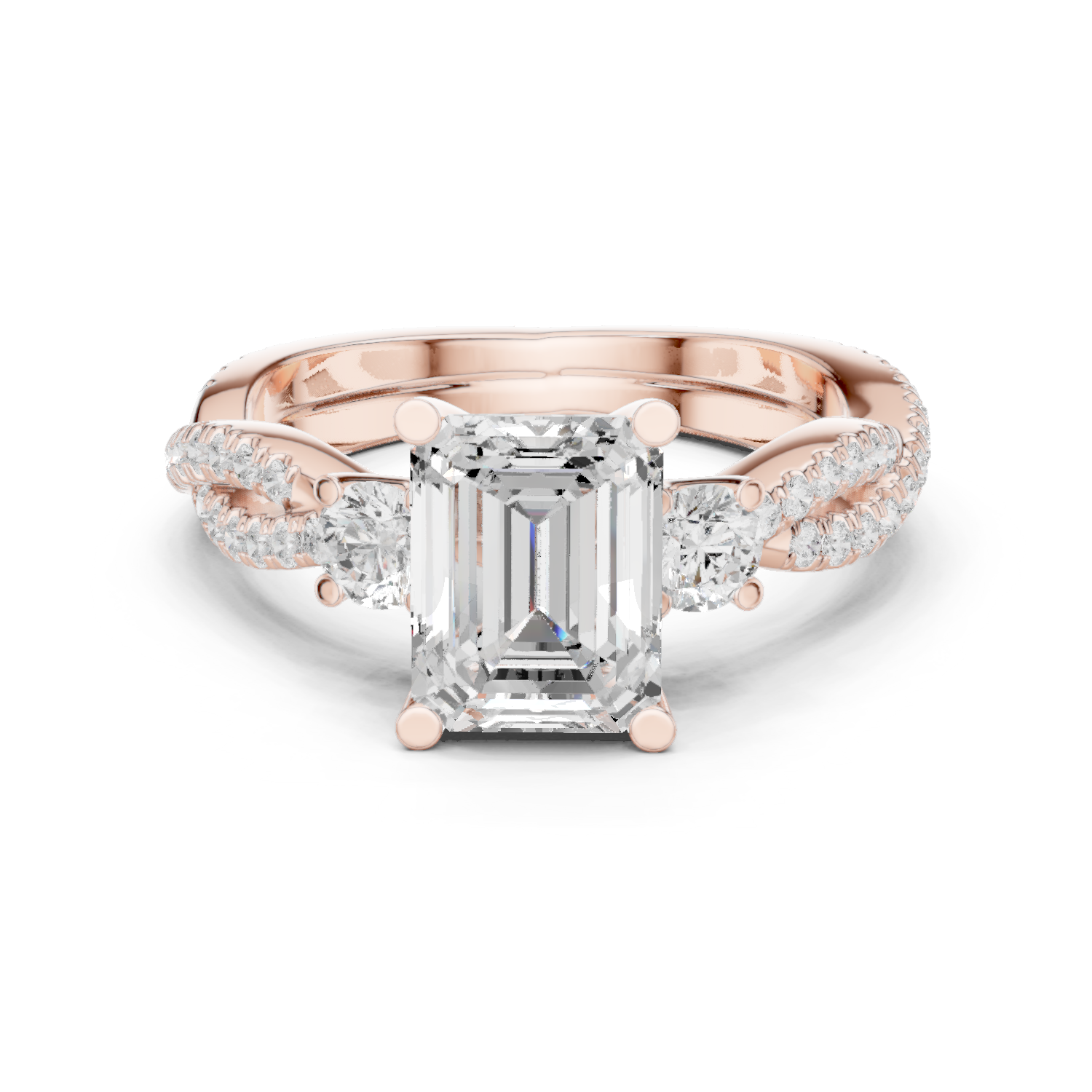 Gold Ring DDLR-281, Rose Gold
