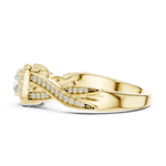 Gold Ring LR-0259, Yellow Gold, view 3