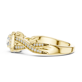 Gold Ring LR-0259, Yellow Gold, view 3