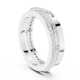 Gold Ring R27, White Gold