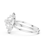 Gold Ring DDLR-459, White Gold, view 3