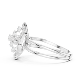 Gold Ring DDLR-459, White Gold, view 3