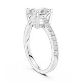 Gold Ring DDLR-915, White Gold, view 1