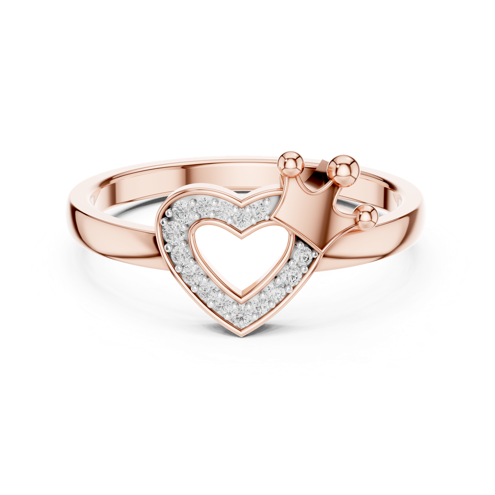 Gold Ring 12-10025@L, Rose Gold