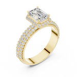 Gold Ring DDLR-1072, Yellow Gold, view 2