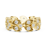 Gold Ring DDLR-368, Yellow Gold, view 3