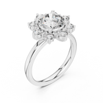 Gold Pendant 9-10010L_24, White Gold, view 2