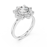 Gold Pendant 9-10010L_24, White Gold, view 2