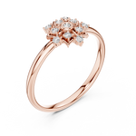 Gold Ring Ledis Ring, Rose Gold, view 2