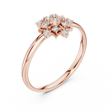 Gold Ring Ledis Ring, Rose Gold, view 2