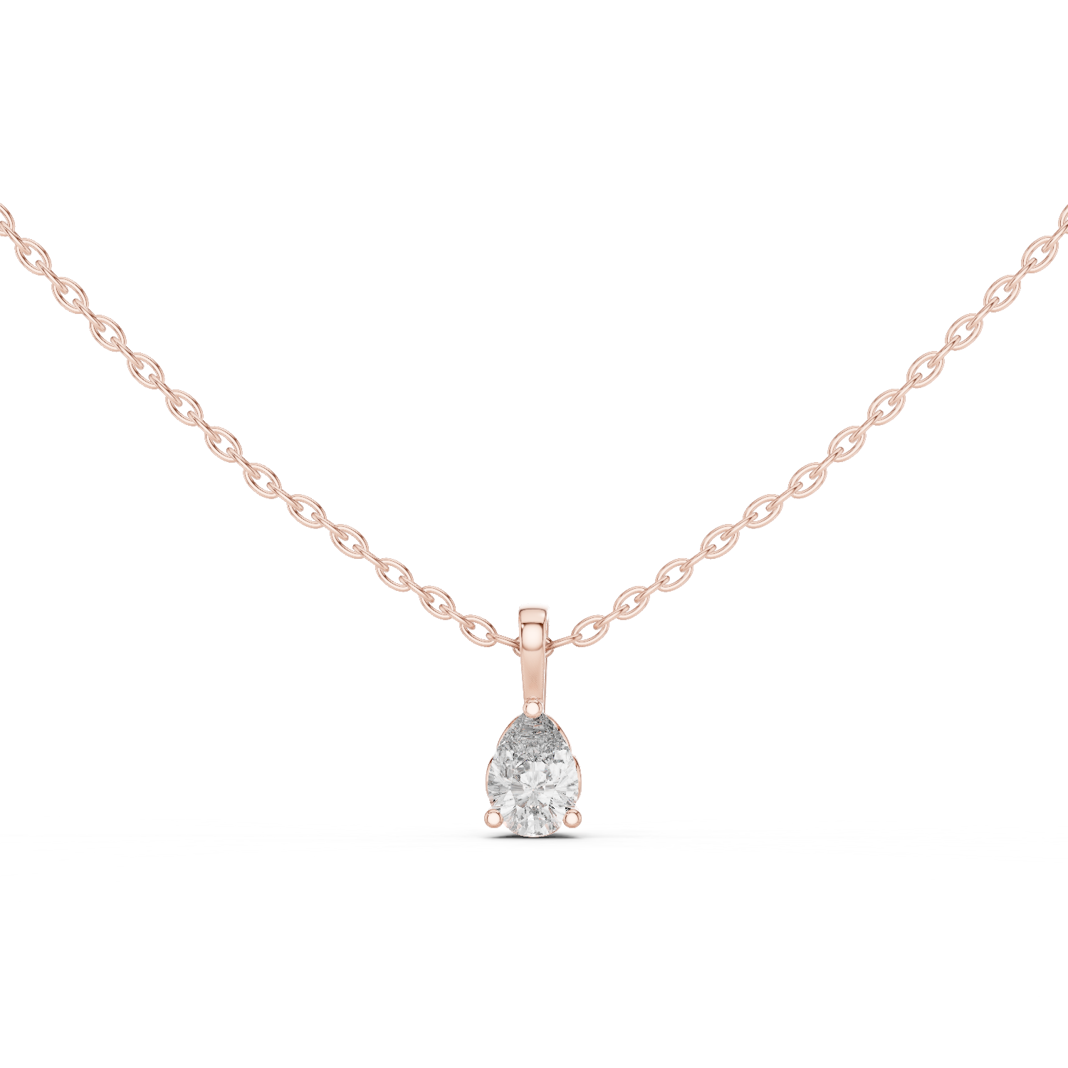 Gold Pendant GPD-0067, Rose Gold