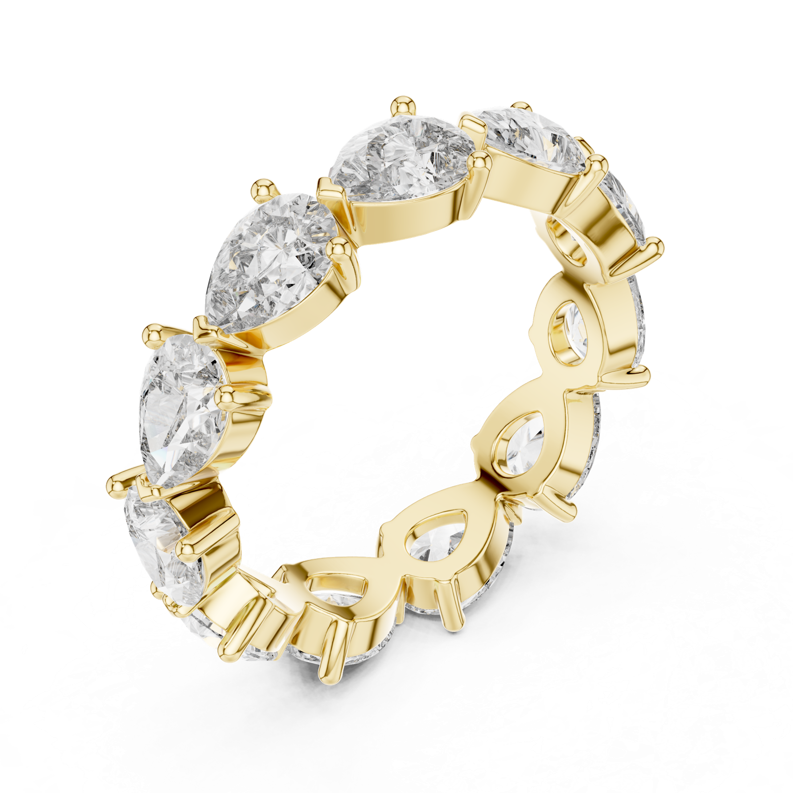 Gold Ring DDLR-001, Yellow Gold, view 2