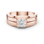 Gold Men's Ring GGR-0031, Rose Gold