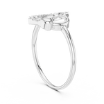 Gold Ring 12-10034@L, White Gold, view 1