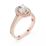 Gold Ring DDLR-417, Rose Gold, view 2