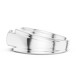 Gold Men's Ring GGR-0023, White Gold, view 3
