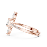 Gold Ring DDLR-529, Rose Gold, view 3