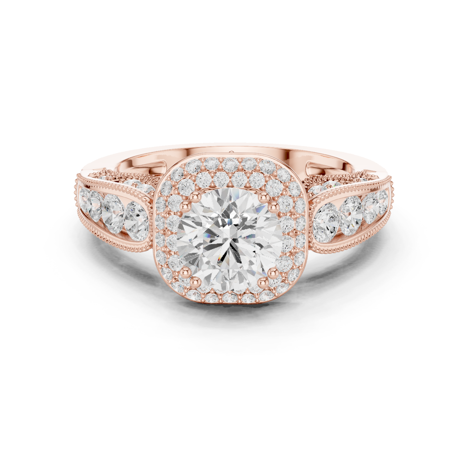 Gold Ring DDLR-776, Rose Gold