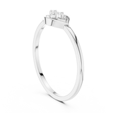 Gold Ring DR-6187, White Gold
