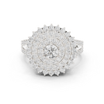 Gold Ring DDLR-761, White Gold