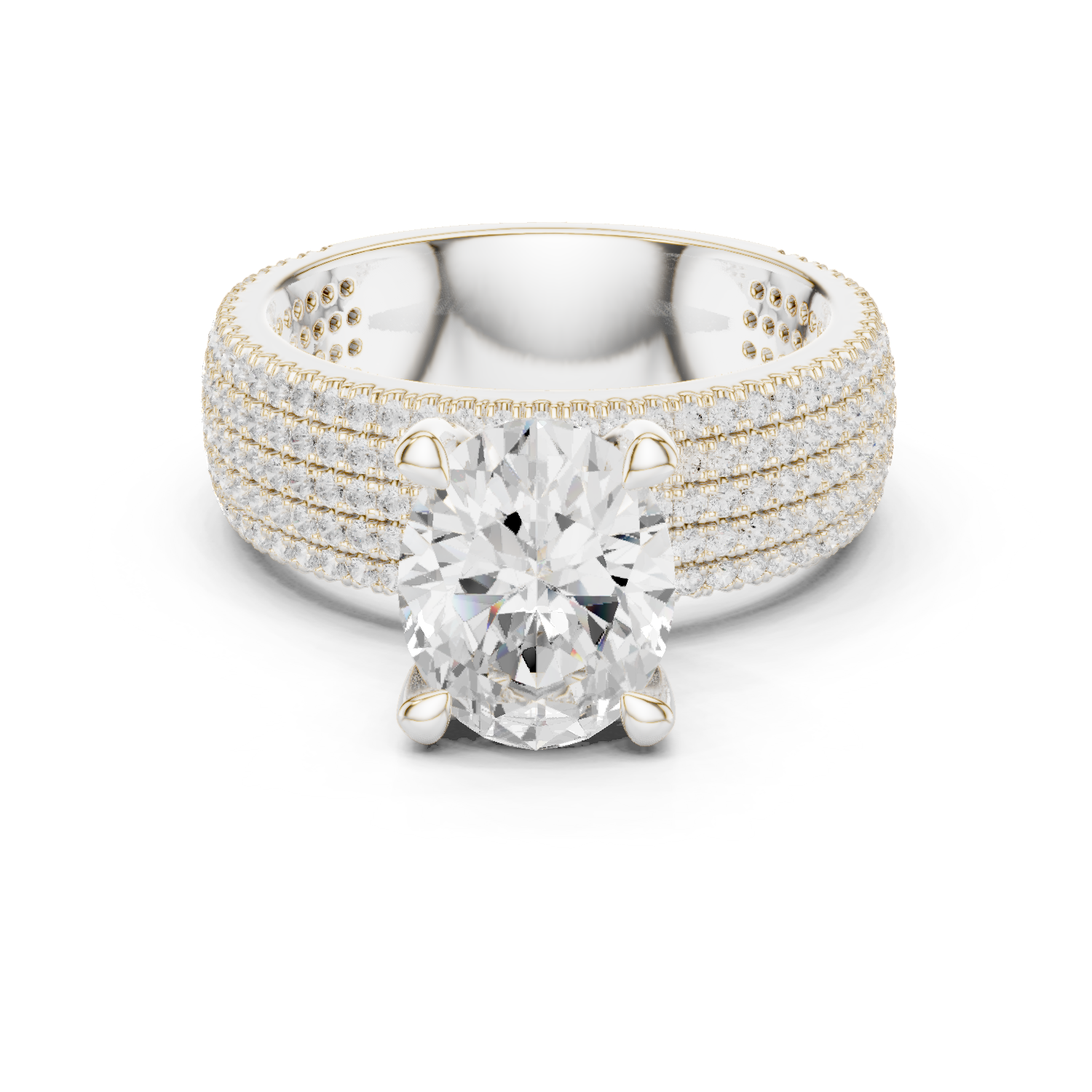 Gold Ring DDLR-261, White Gold