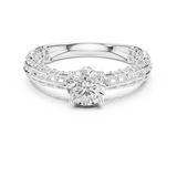 Gold Ring DDLR-810, White Gold, view 4