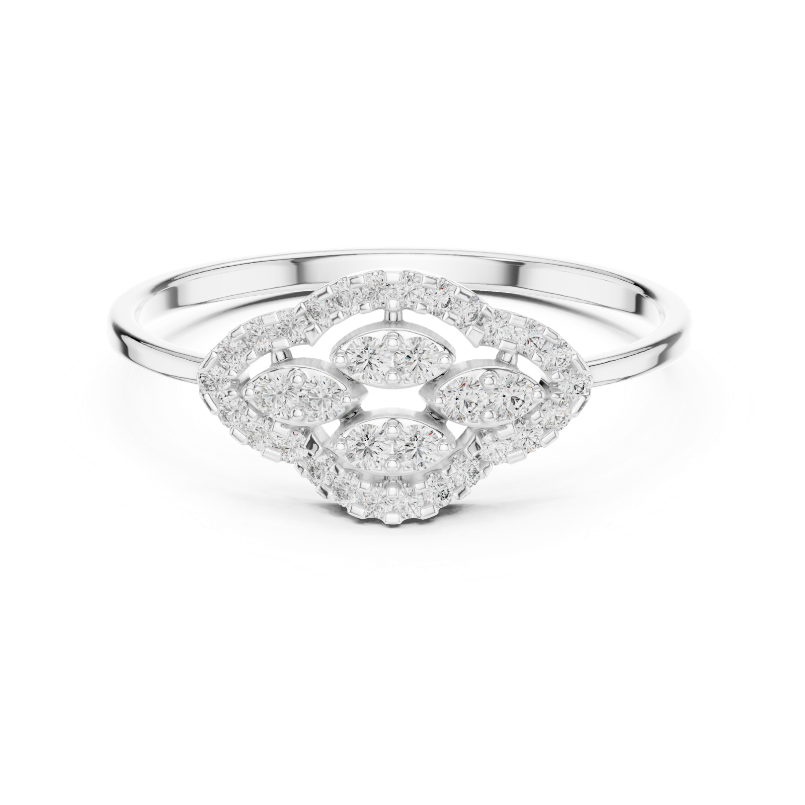 Gold Ring 1 (221), White Gold