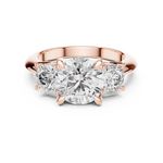 Gold Ring DDLR-042, Rose Gold, view 4