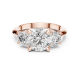 Gold Ring DDLR-042, Rose Gold, view 4