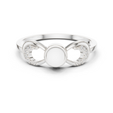 Gold Ring DDLR-743, White Gold