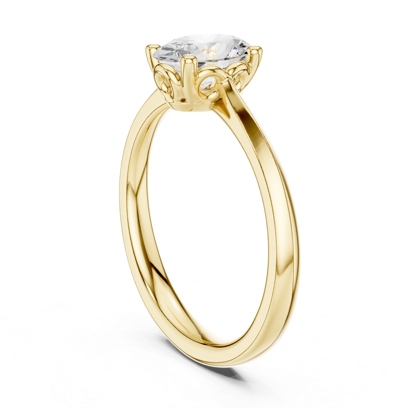 Gold Ring DDLR-573, Yellow Gold