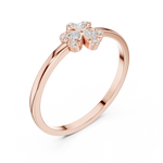 Gold Ring DDLR-812, Rose Gold, view 2