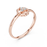 Gold Ring 1 (403), Rose Gold, view 2