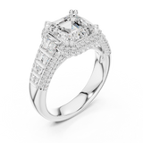 Gold Ring DDLR-262, White Gold, view 2