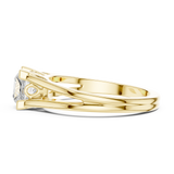 Gold Ring DDLR-892, Yellow Gold, view 3