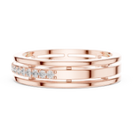 Gold Ring ALR-1, Rose Gold, view 3
