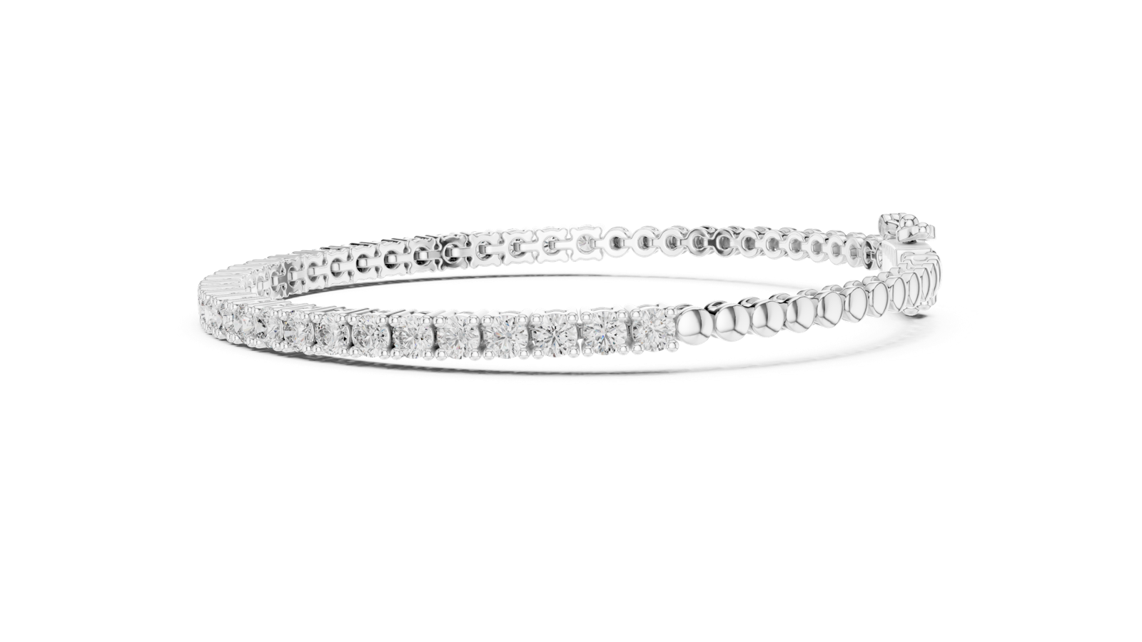 Gold Bracelet FBR0095-2.5-3, White Gold, view 3