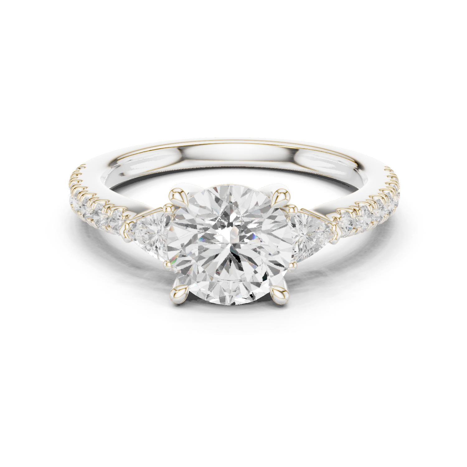Gold Ring DDLR-863, White Gold