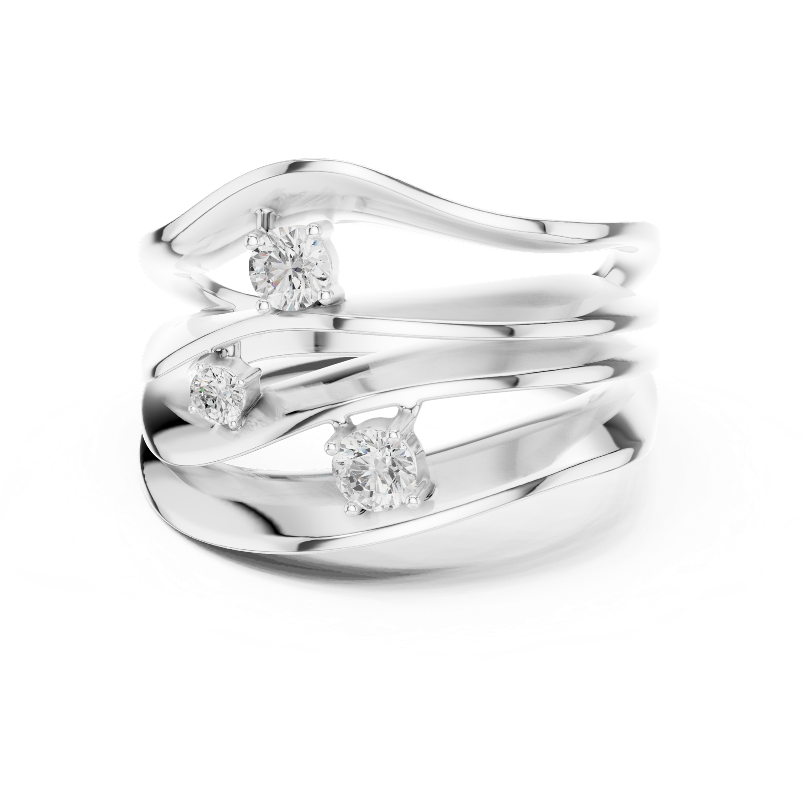 Gold Ring SBWR(64), White Gold, view 4