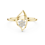 Gold Ring DR-6249, Yellow Gold, view 4