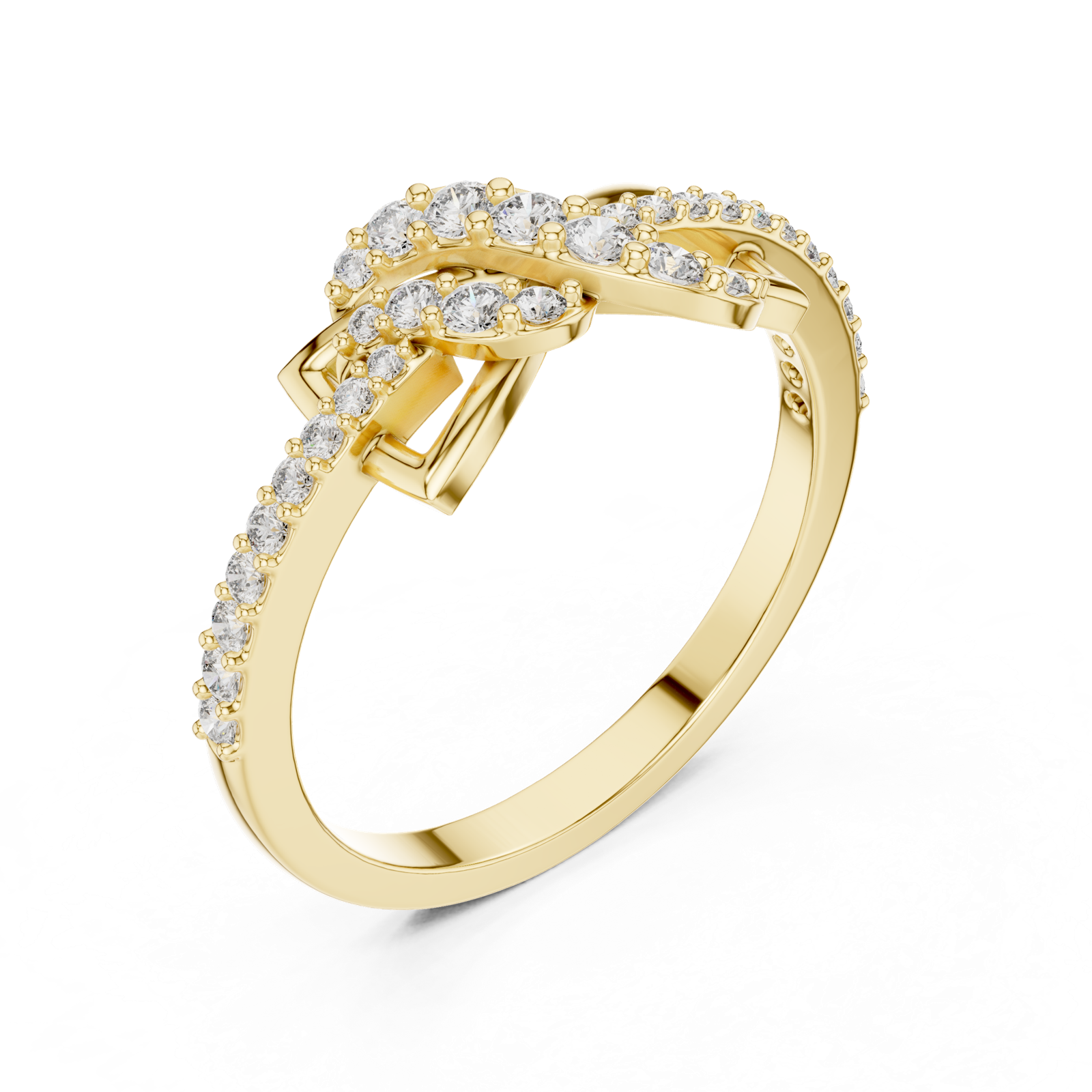 Gold Ring LR-01 (82), Yellow Gold, view 2