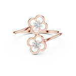 Gold Ring 12-10027@L, Rose Gold