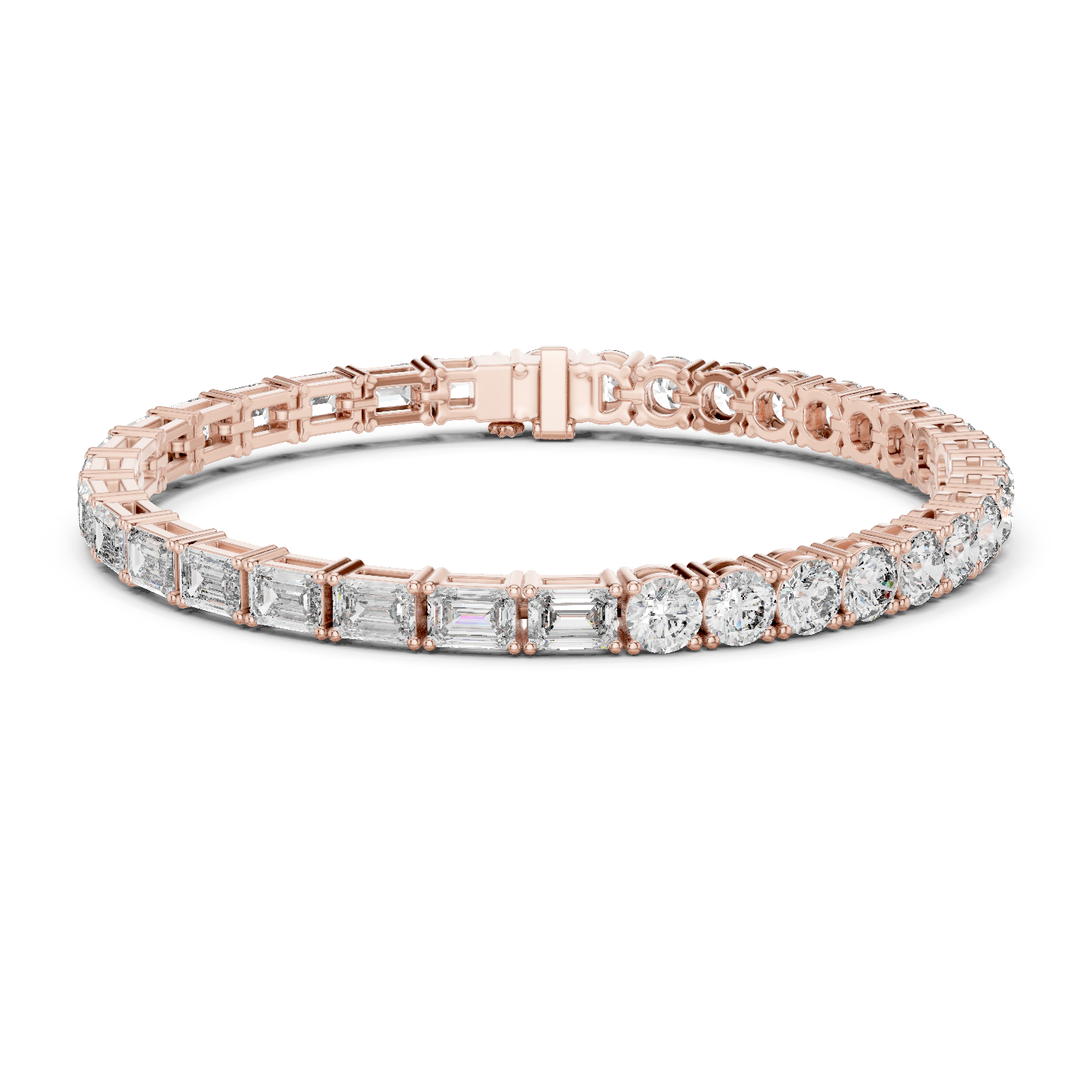 Gold Bracelet GLBR-0040, Rose Gold