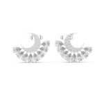 Gold Earrings AGDER-217, White Gold