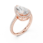 Gold Ring DDLR-747, Rose Gold, view 2