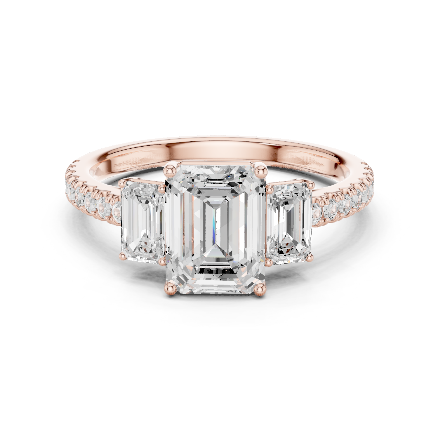 Gold Ring DDLR-790, Rose Gold