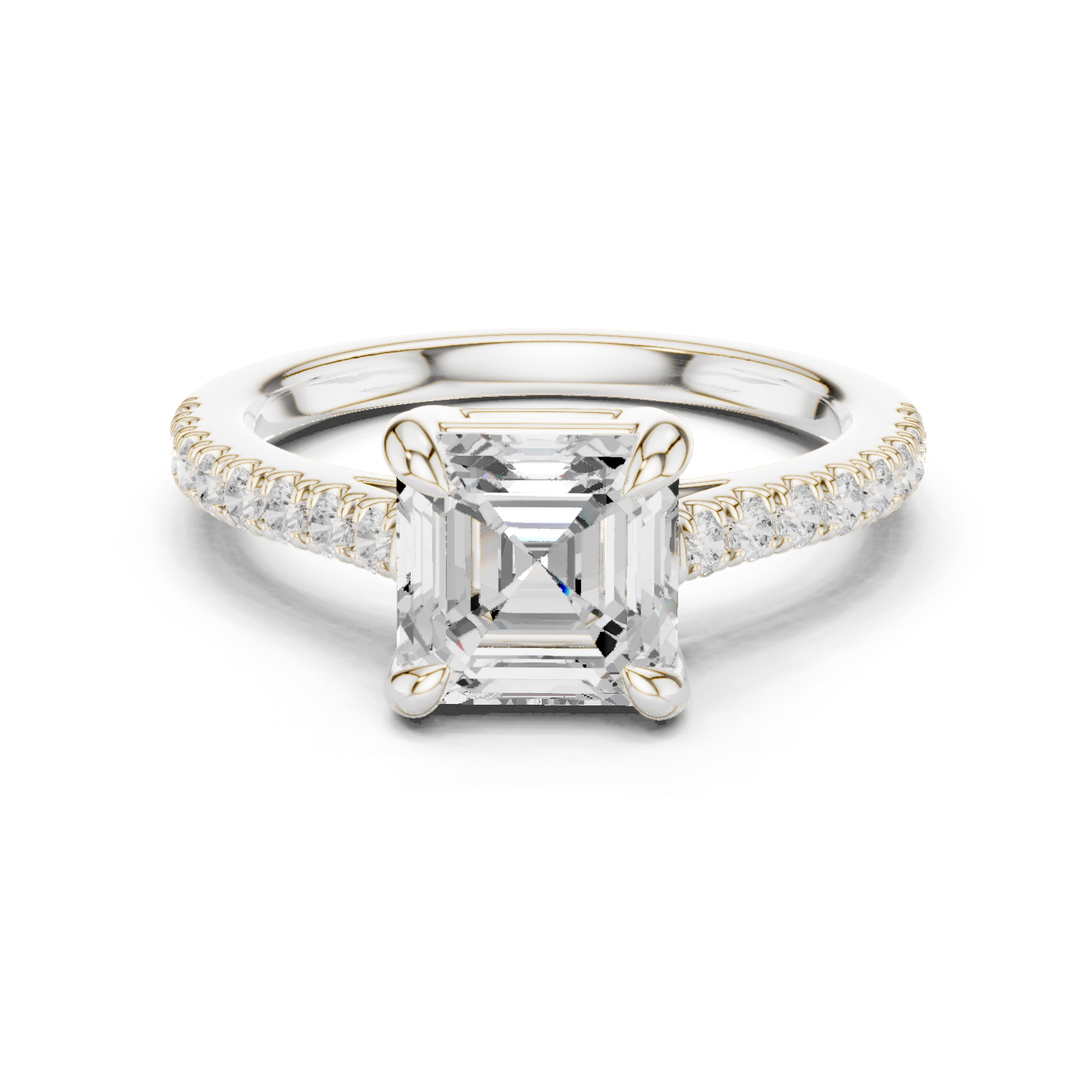 Gold Ring DDLR-874, White Gold