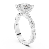 Gold Ring DDLR-883, White Gold, view 1