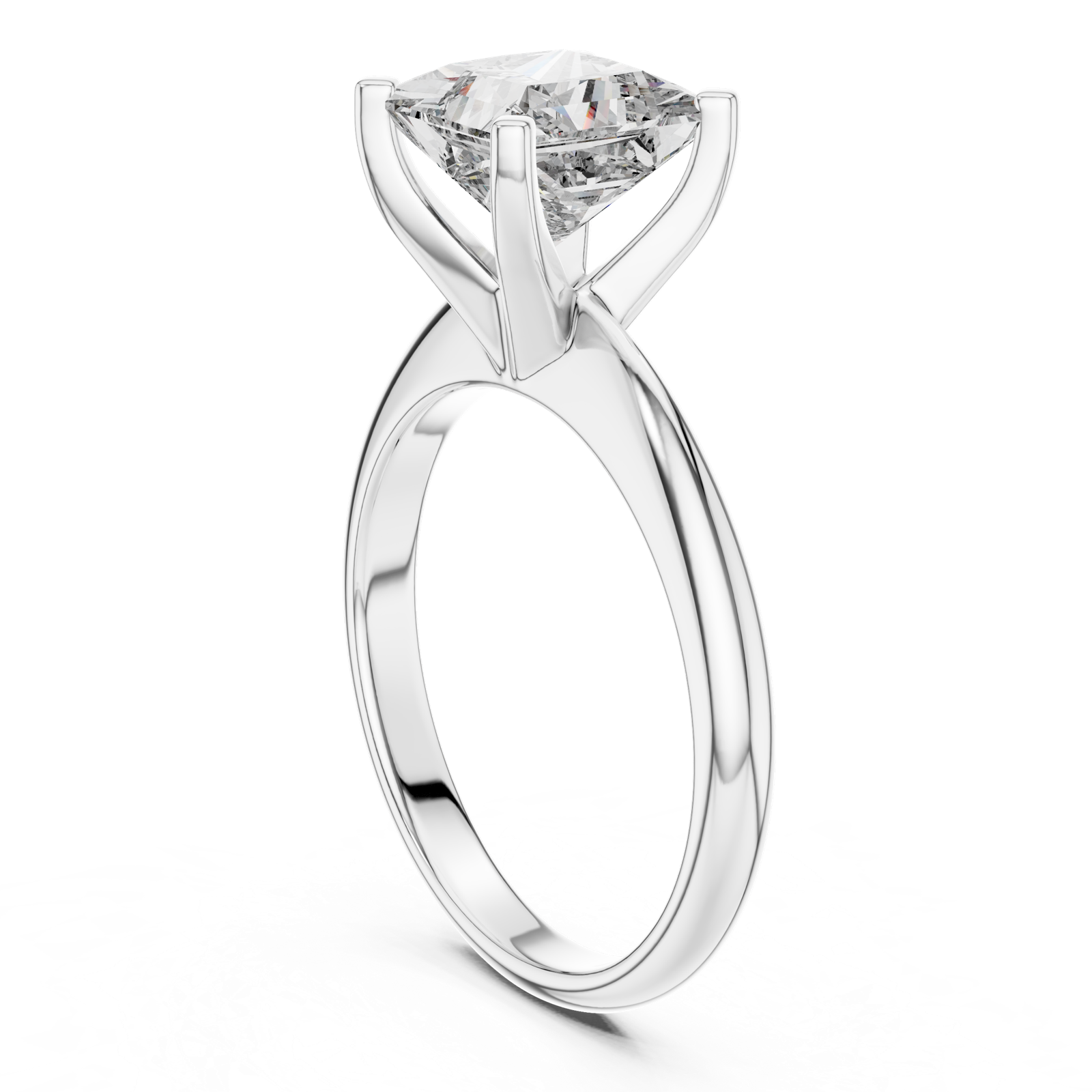 Gold Ring DDLR-053, White Gold, view 1