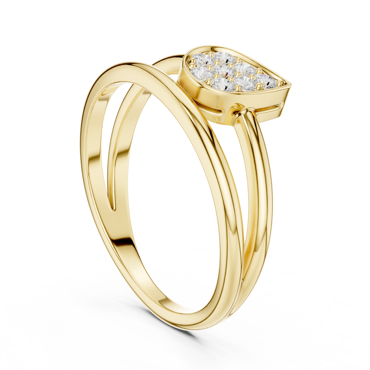 Gold Ring SBWR(63), Yellow Gold, view 1